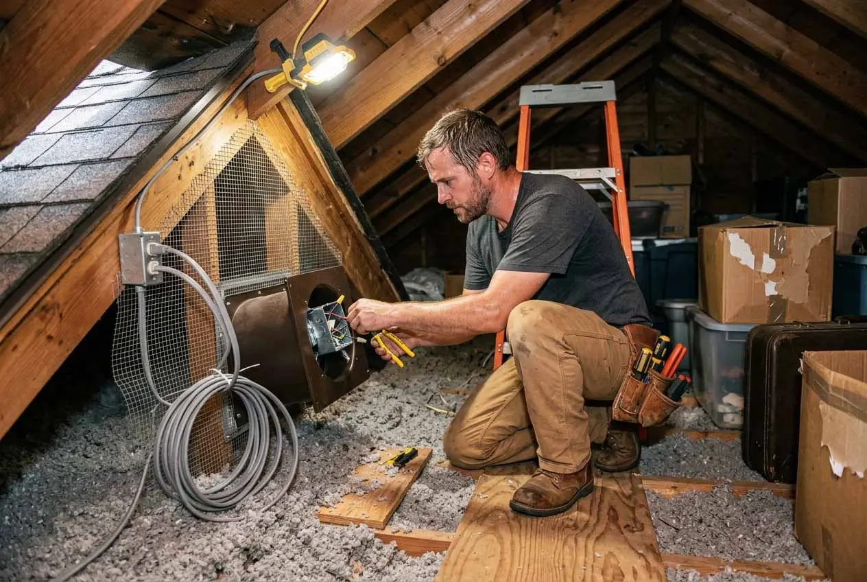 Attic Fan Installation in Atlanta
