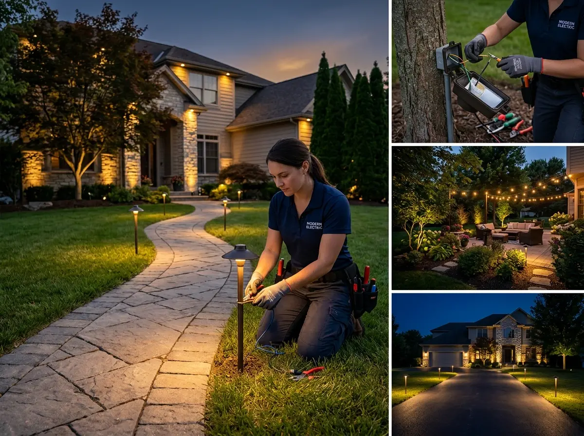 Outdoor Lighting Installation in Atlanta.