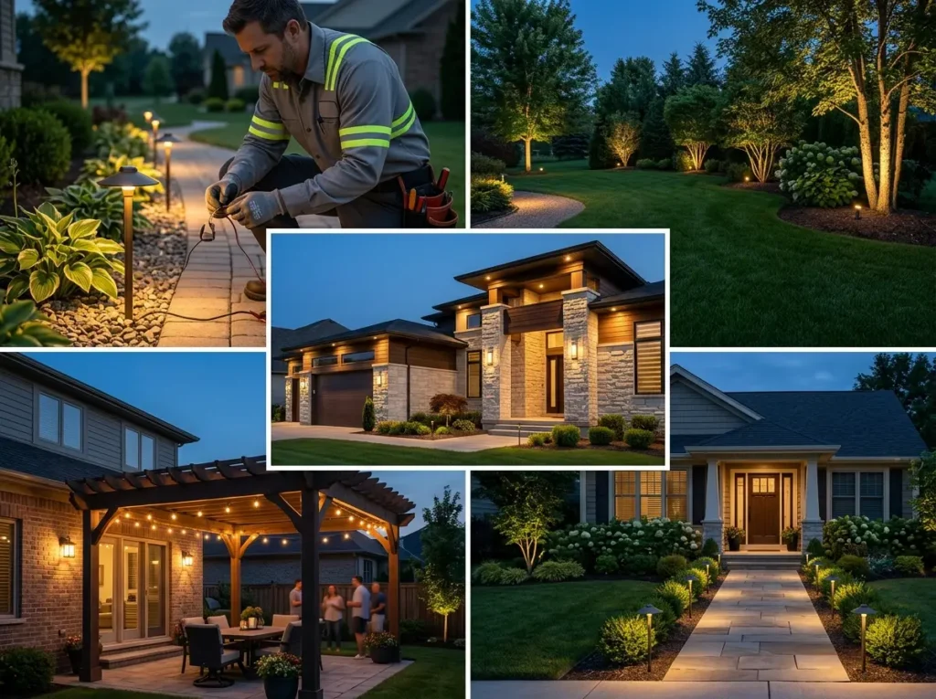 Outdoor Lighting Installation in Atlanta.